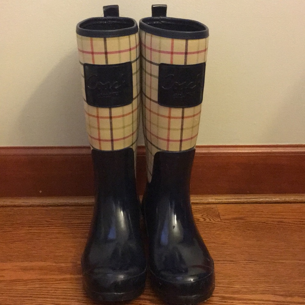 Coach rain boots
